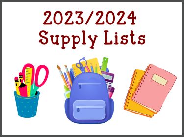  2023/2024 School Supply Lists by Grade Level